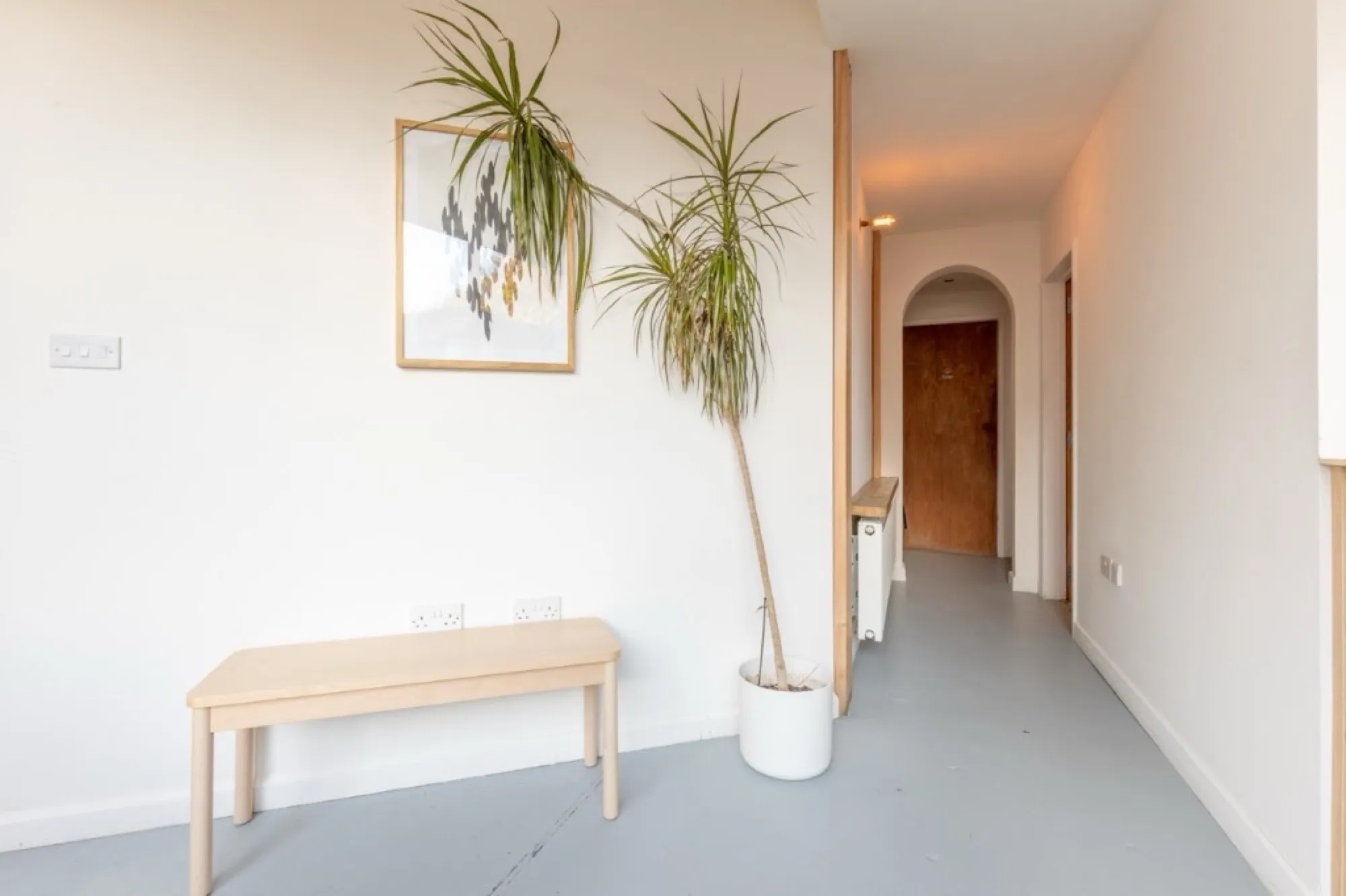 A calming acupuncture treatment room in London