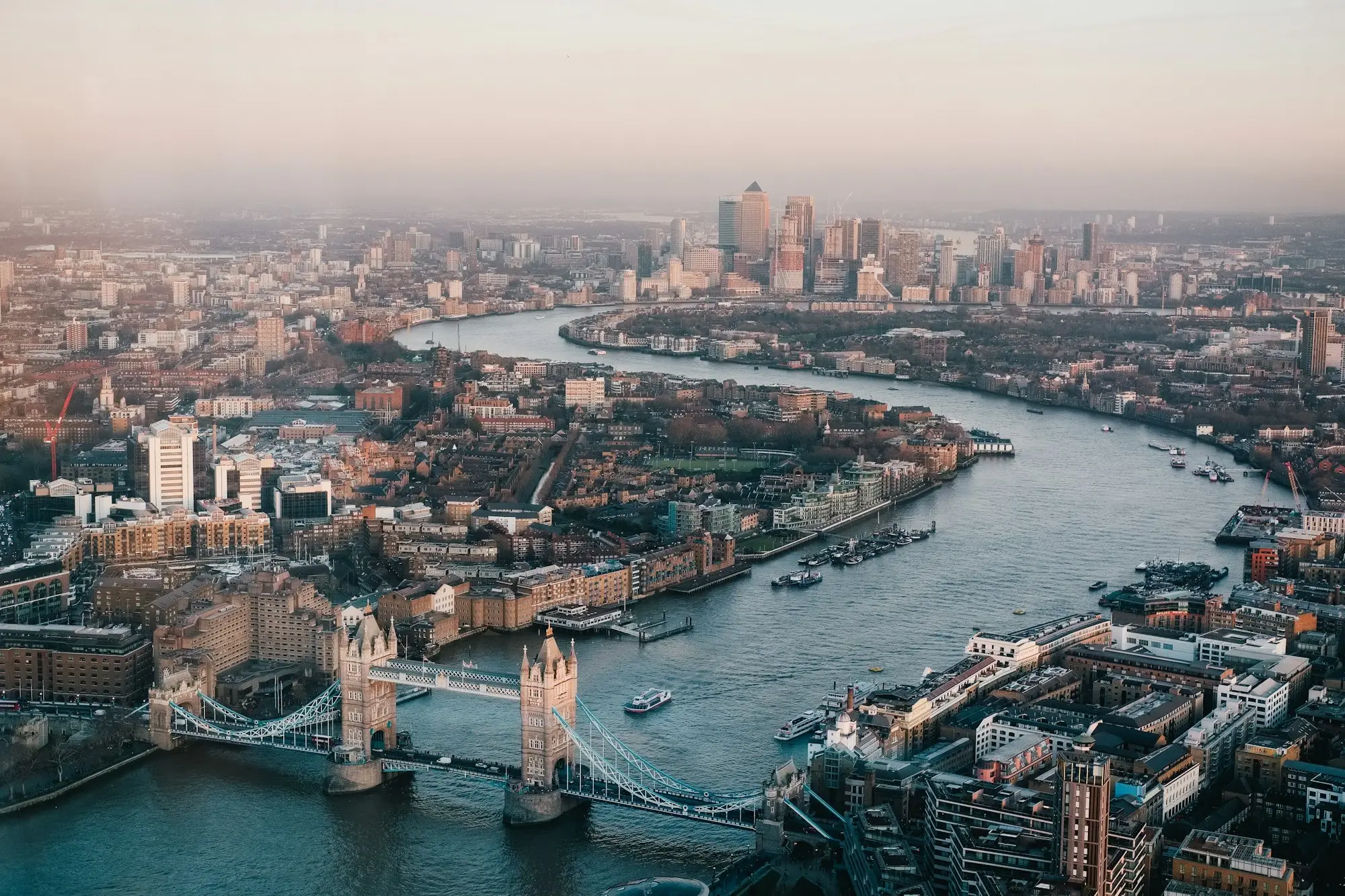 London skyline near the Darren Rose acupuncture clinics